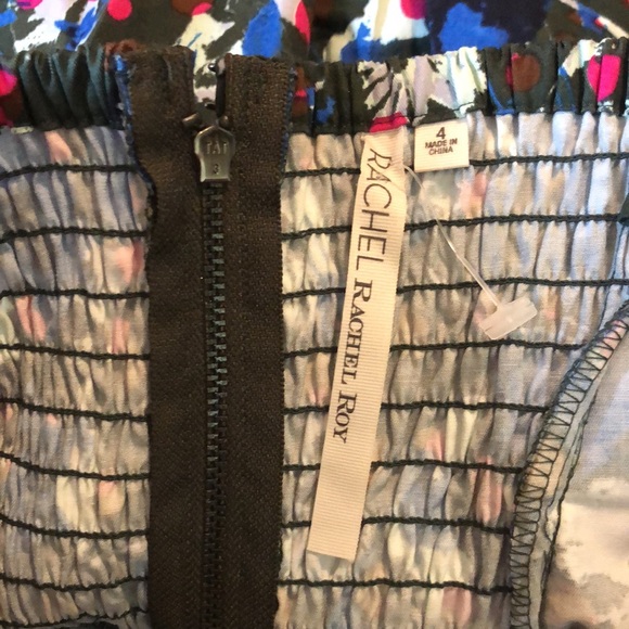 RACHEL ROY 4 Paintsplat Strapless Corset $168 new - Picture 15 of 16